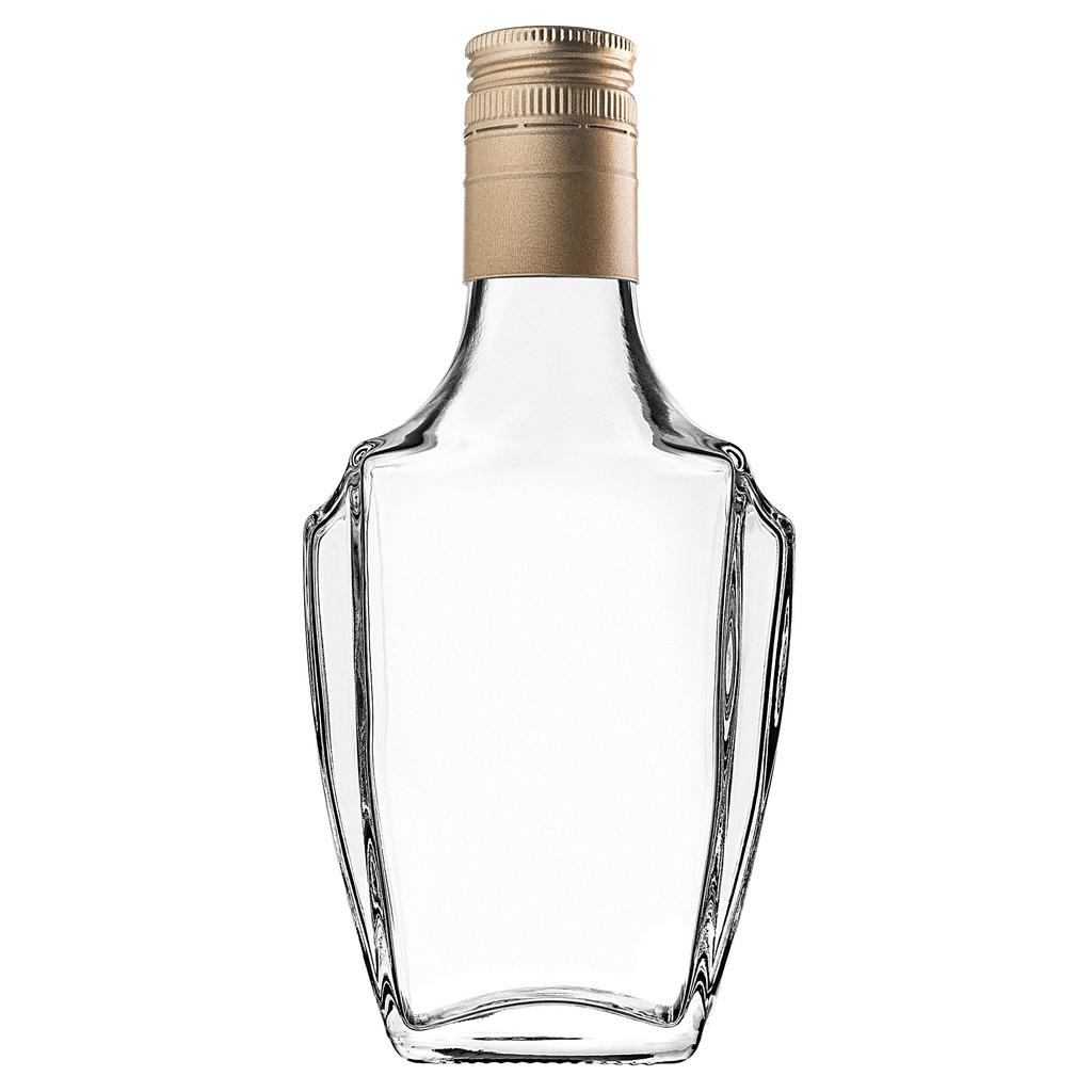 KADAX Szklana Butelka Na Nalewkę 250ml Z Długą Zakrętką 5szt.