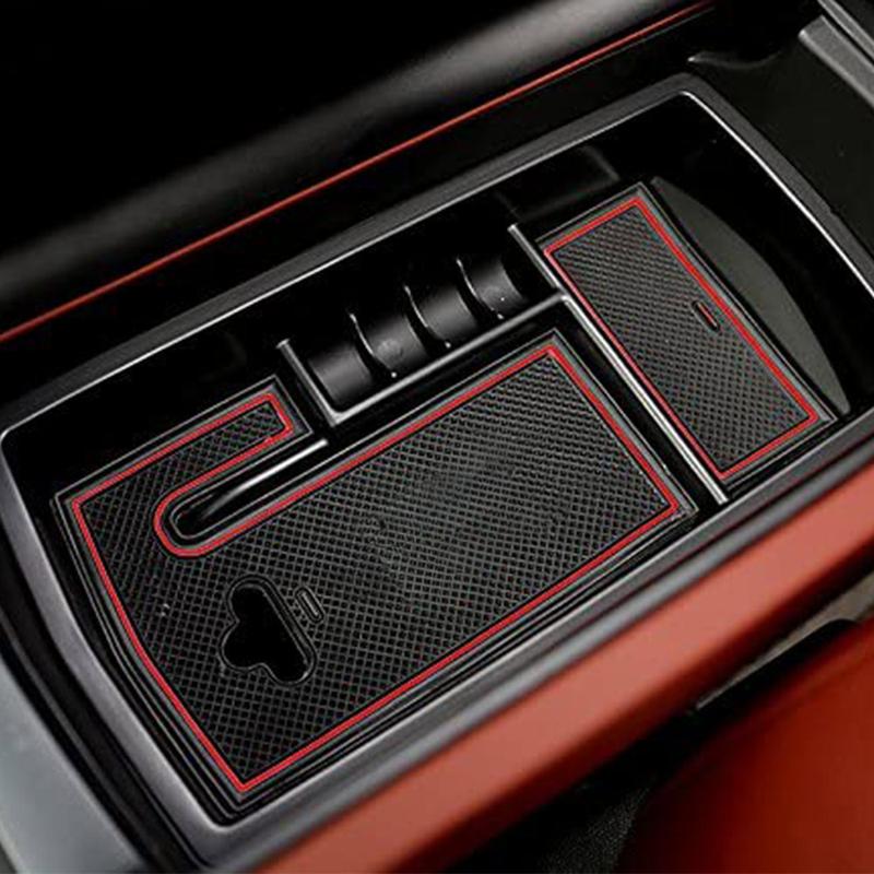 Для Peugeot 3008 3008GT 5008 2017 2018 центральный подлокотник ящик для хранения центральная консоль флокированный органайзер аксессуары
