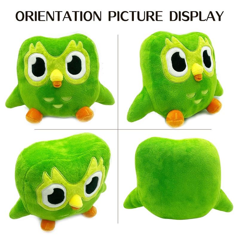 Duolingo 10 Year Anniversary Collectible Plush Toy Green Owl Kids Gift