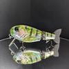 Two-Section Lifelike Fishing Lure with PVC Soft Tail 10cm 29.5g - Freshwater & Saltwater Bass Pike Fishing Bait