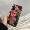 Чехол для телефона для Xiaomi Poco C71 15T 14T Pro Redmi note 15 14 14 13 Pro Redmi A5 15C 13C Масляная живопись Цветок лилии
