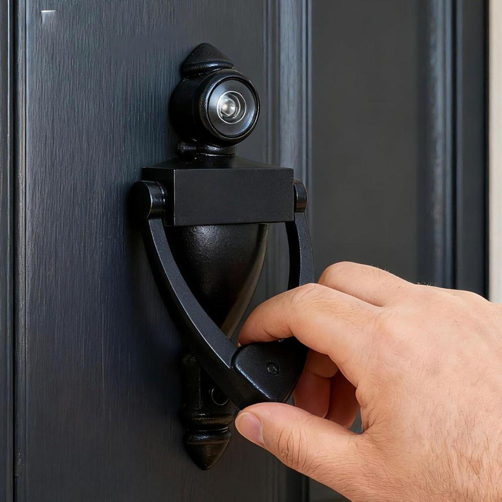 180° Viewer Door Peephole Viewer Zinc Alloy Doorbell Portable Front Door Knocker Home Security