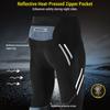 Riding Pants Men"s Mountain Bike Pants with 3D Silicone Cushion Reflective Breathable Gradient