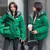 Shiny Hooded Short Down Padded Jacket Women's Winter Padded Jackets