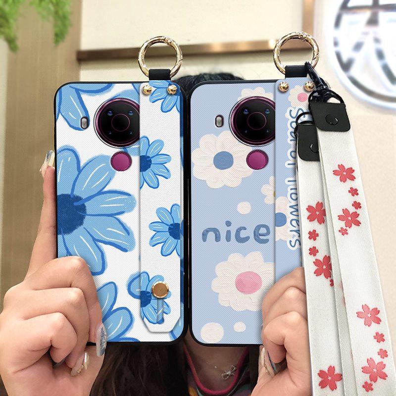 Anti-dust Wristband Phone Case For Nokia 5.4 Lanyard Protective Dirt-resistant Ring Phone Holder Waterproof Durable