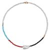 Bohemian Seed Beads Imitation Pearl Necklace For Women Colorful Beaded Boho Choker Necklaces Collares Clavicle Jewelry