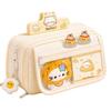 13-Layer Cheese Cat Pencil Case: 2026 Stationery Set & Birthday Souvenir