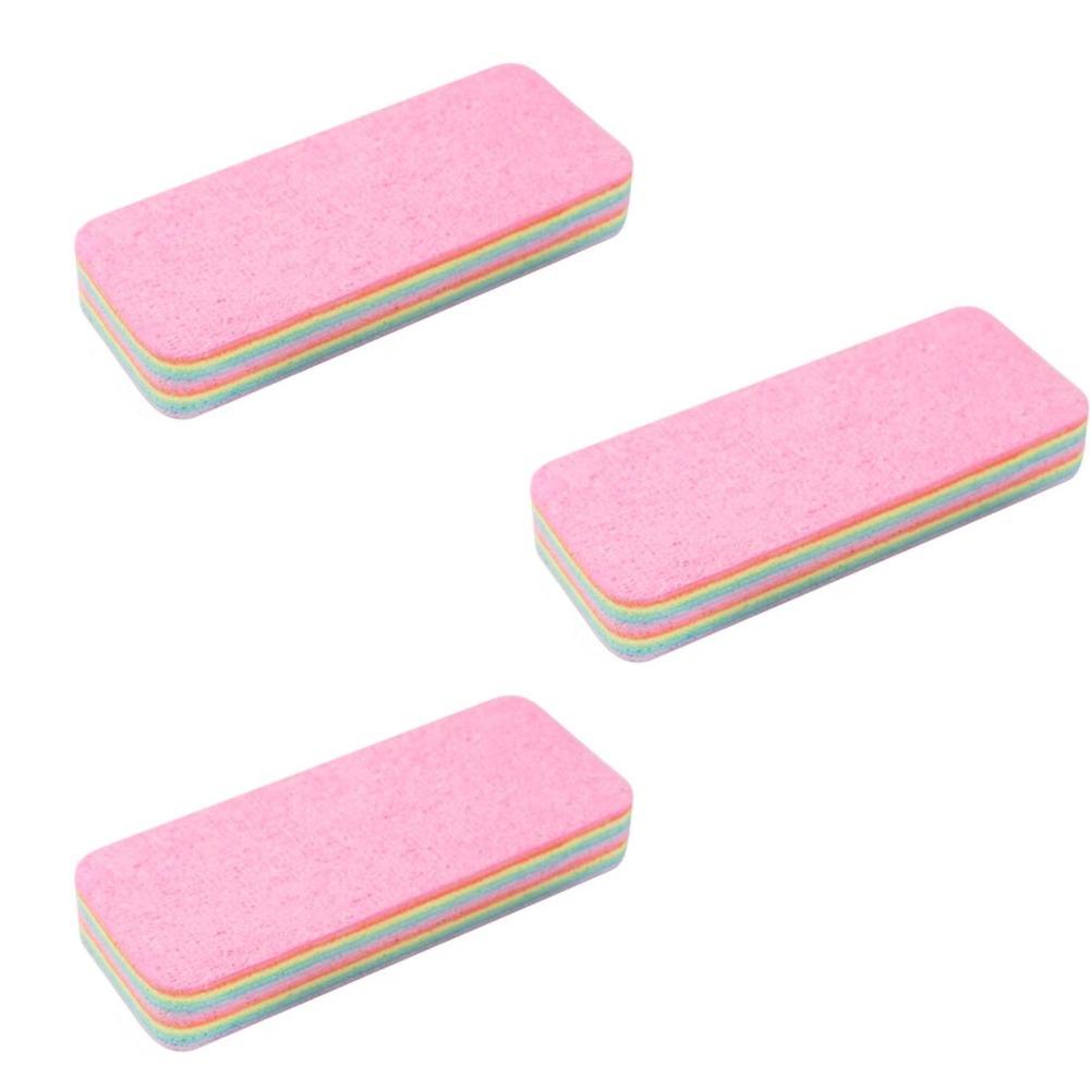Strong Absorbent Dish Towels Non-stick Oil Scouring Pad Rainbow Colors Wipe Cloth Kitchen Use