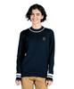 Sweater Mock Neck Chest Penguin Embroidery Made In Japan Sporty Golf MG4FST01L NV00 [Munsingwear] [STANDARD] Women's (Navy)