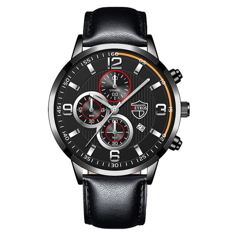 Men's Watch Belt Men's Calendar Watch Casual Watch Fashion Watch Student Quartz Watch