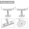 2PC Radiator Bracket Steel Aluminum Floor Bracket Adjustable Bracket 8-13cm High Aluminium Radiator Floor Brackets