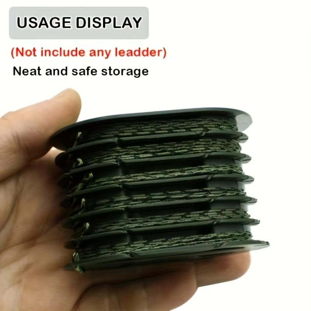 Holds 6 Leaders Fishing Leader Storage Box Tangle-Free Design Carp Fishing line Storage