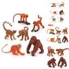Lifelike Monkey Figurine Plastic Sculpture For Wildlife Education And Decoration
