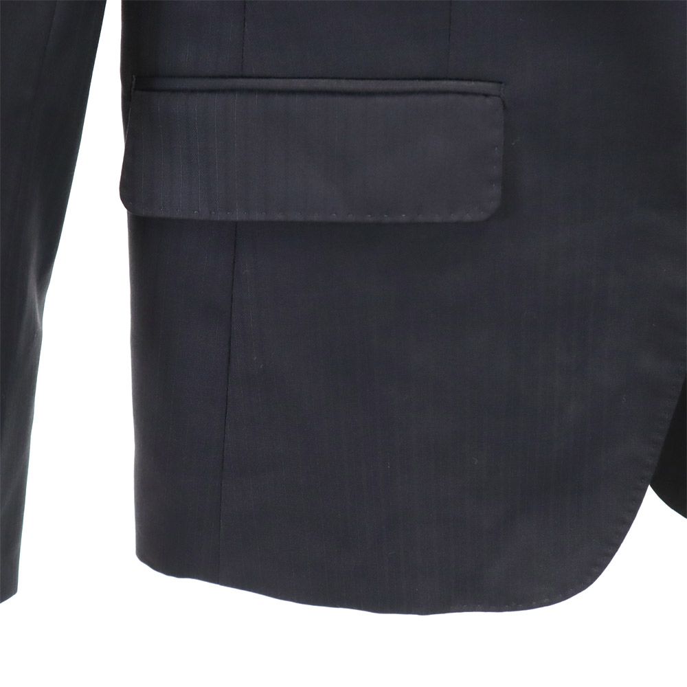 Burberry Sanyo Shokai Сделано в Японии шерстяной приталенный пиджак 38 черный Женский Б/У