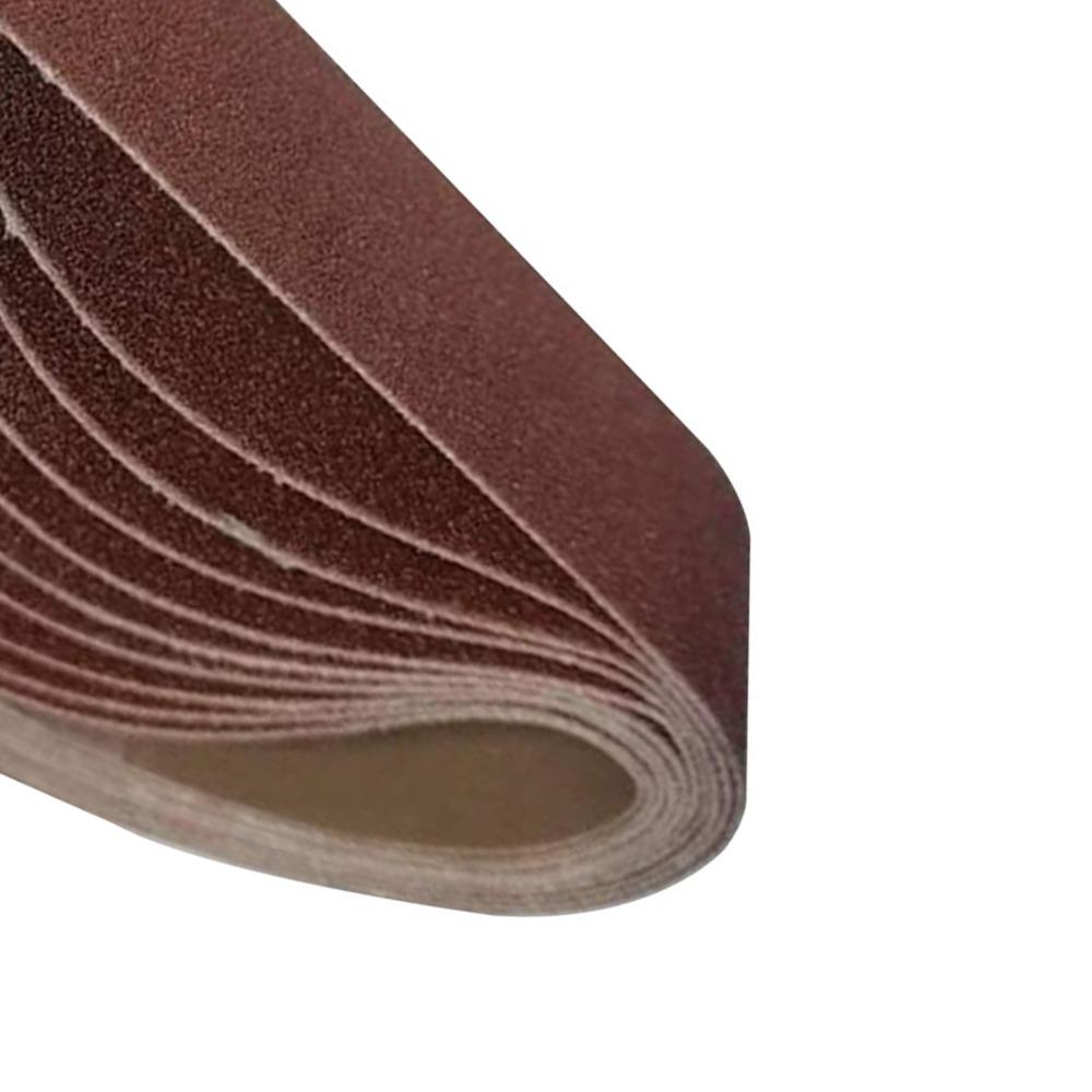 10pcs Alumina Abrasive Sanding Belts Belt Sander Sandpaper Cutting Machine