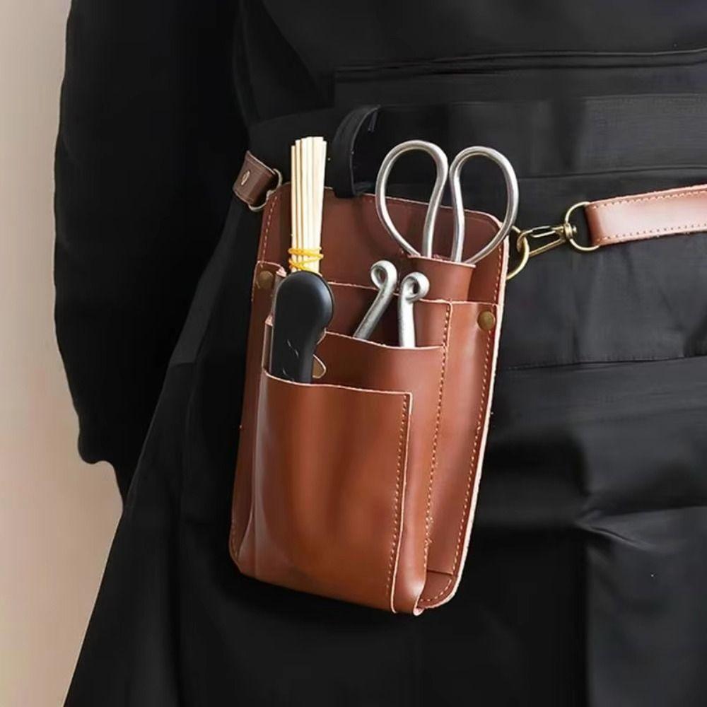 Heavy Duty Leather Garden Tool Belt Multi-layer Leather Tool Belt Maintenance