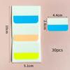 Color Index Label Stickers for Books Notebook Page Mark Label Solid Color Sticky Note Pad Stationery Journal Supplies
