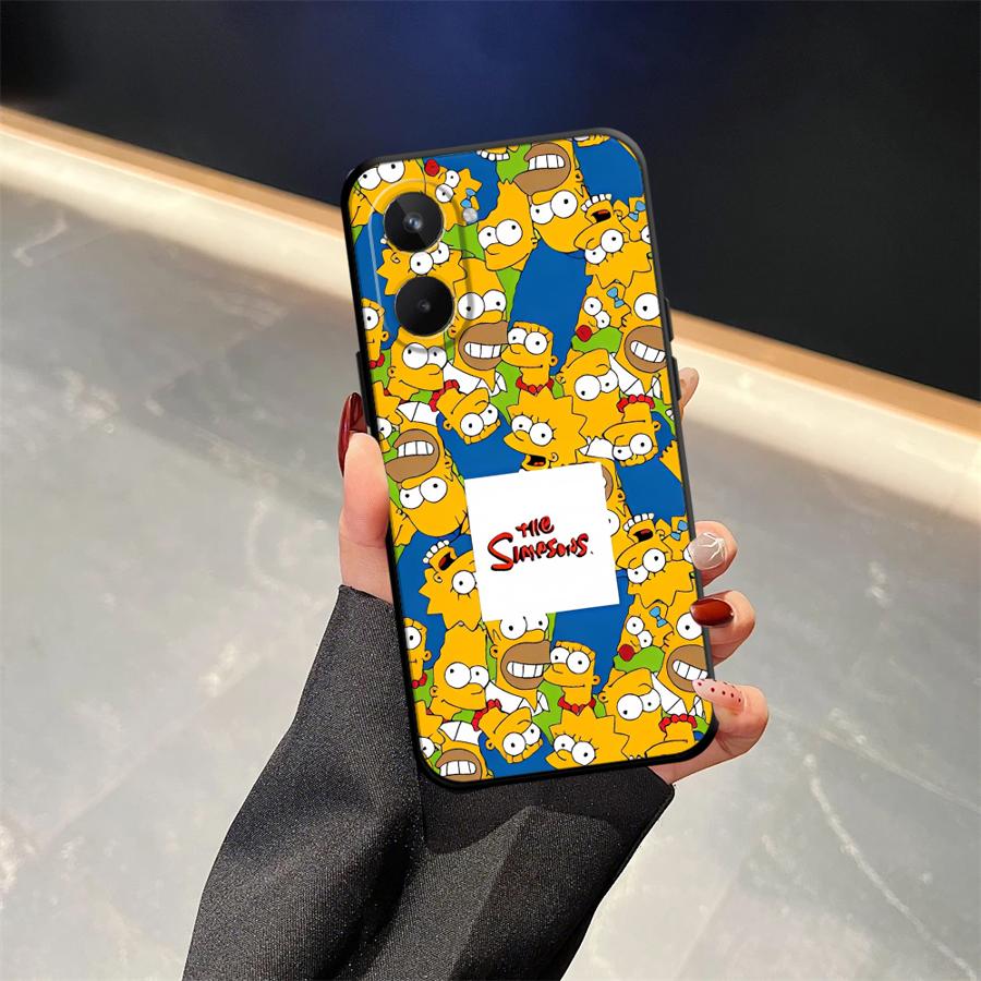 Забавный чехол-бампер с Симпсонами для Realme P3 Ultra Nazro 50 50i C25 11 Pro C21 GT Master Neo2 C33 C35 C53 C55 C15 C12 12 14