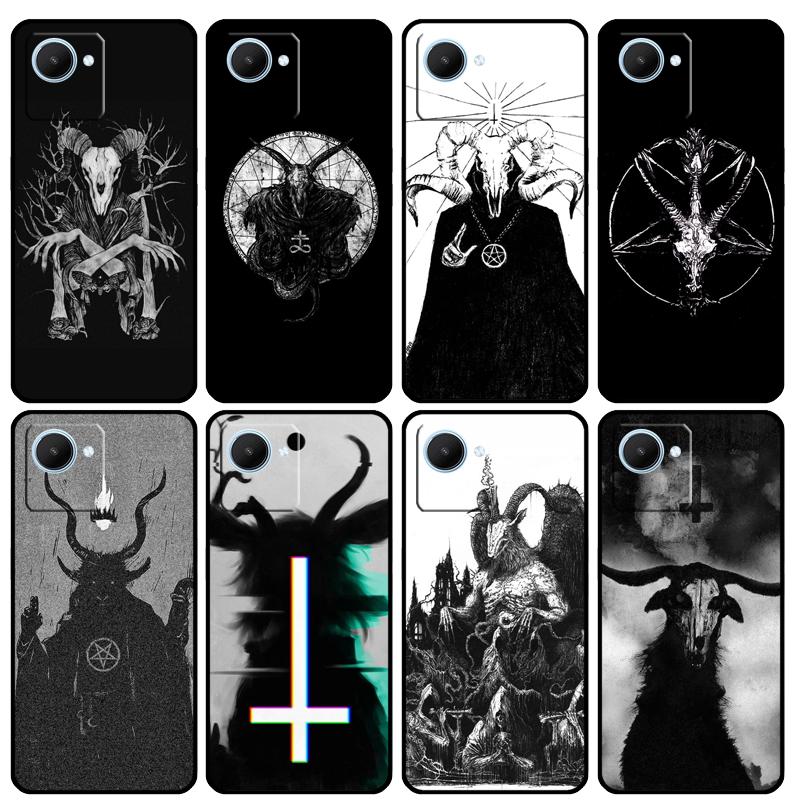 Чехол Devil Satan Dark Art для Realme 9 10 11 Pro Plus GT Neo 5 3 3T C11 C15 C25s C21Y C30 C31 C33 C35 C53 C55