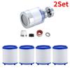 1-5Set Faucet Water Filter Element Remove Chlorine Heavy Metals Filtered Showers Head Bath Filtration Purifier Soften Hard Water