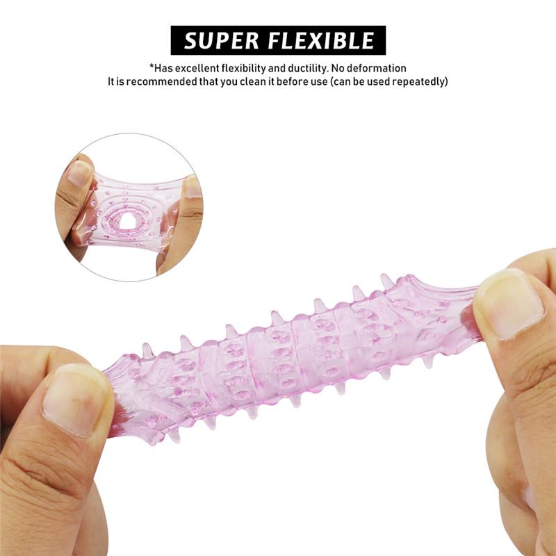 Мужской Увеличитель Члена Кольцо Пениса Удлинитель Презерватив Усилитель Эрекции Интимные Кольца Для Пениса Задержка Эякуляции Секс-Игрушки для Взрослых Мужчин