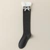 Ribbon Bow Stockings College Style Warm Socks Fashion Long Socks  Autumn Winter