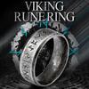 Odin Norse Viking Amulet Rune Fashion Style Men and Women Fashion Words Retro Rings Jewelry