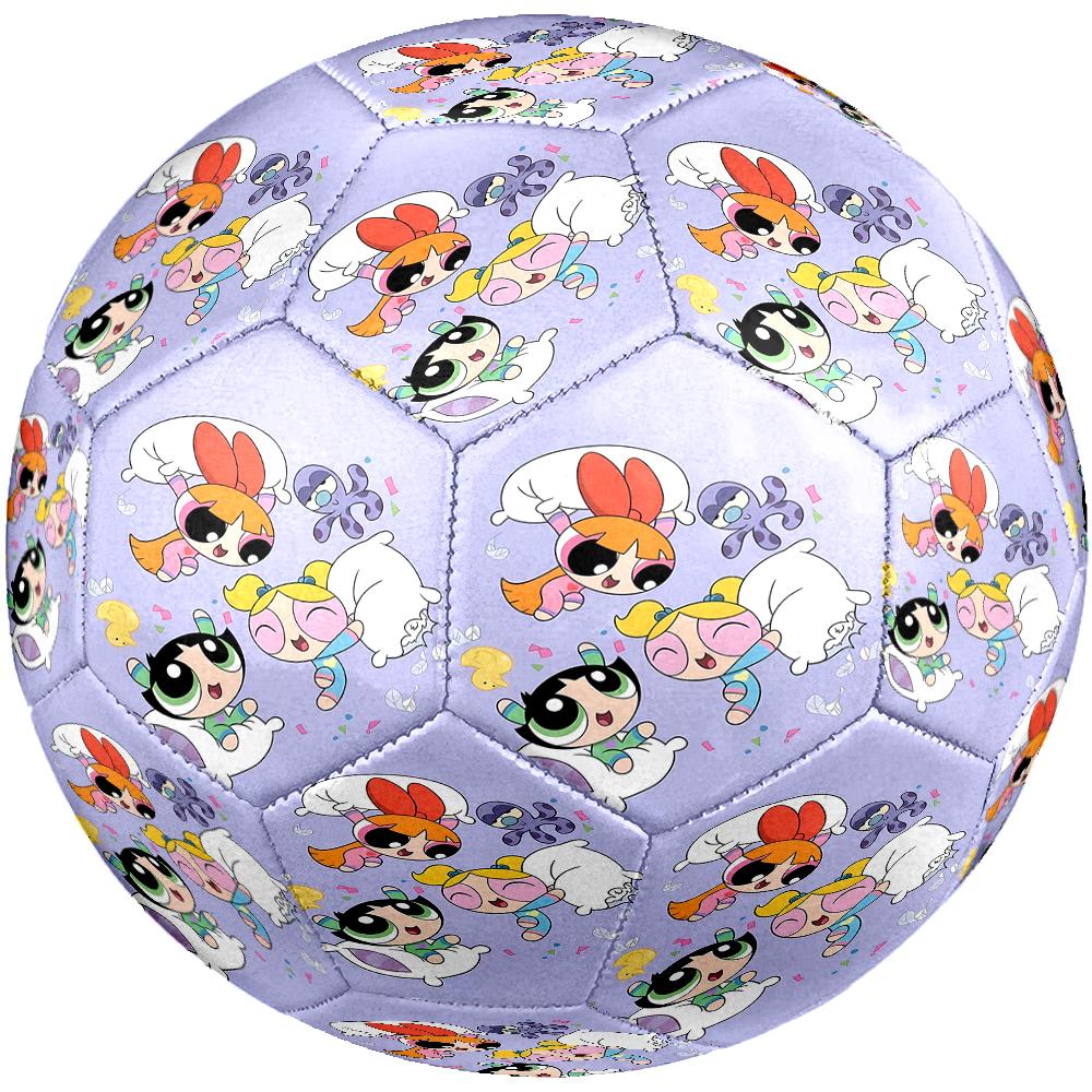 The Powerpuff Girls Theme Size 5 Soccer Ball, Suitable for Both Indoor and Outdoor Matches, a Gift Suitable for Everyone.