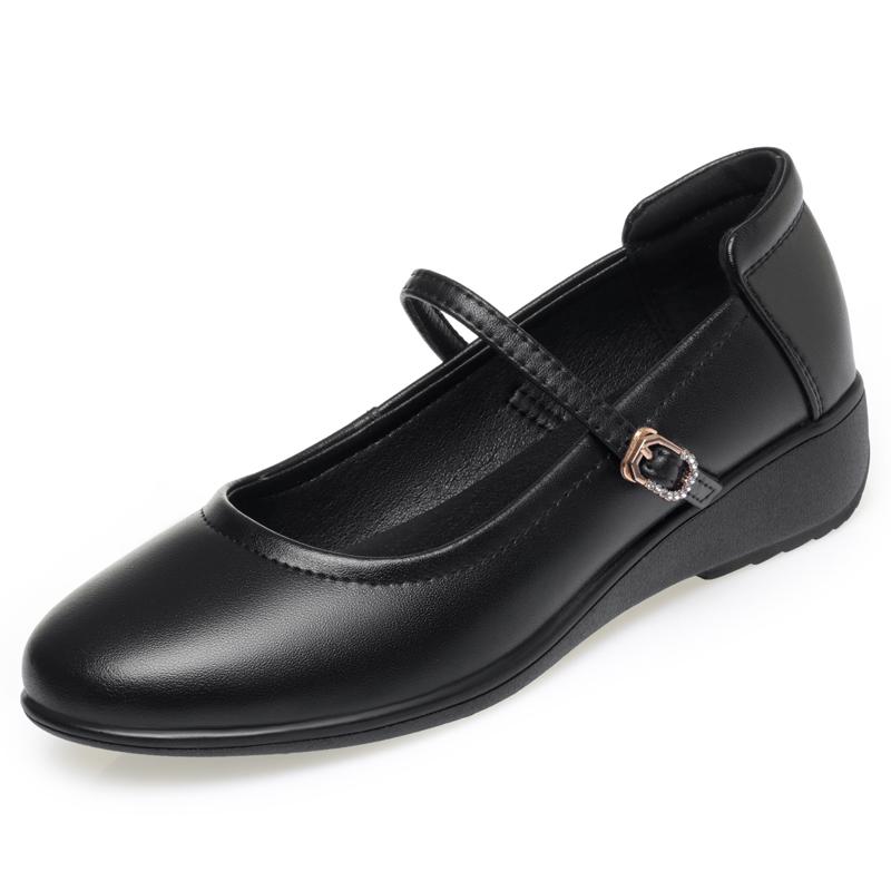 Fashion AIYUQI Women’s Loafers 2025 New Summer Ballet Shoes Women Comfortable Large Size Soft Leather Shoes Female