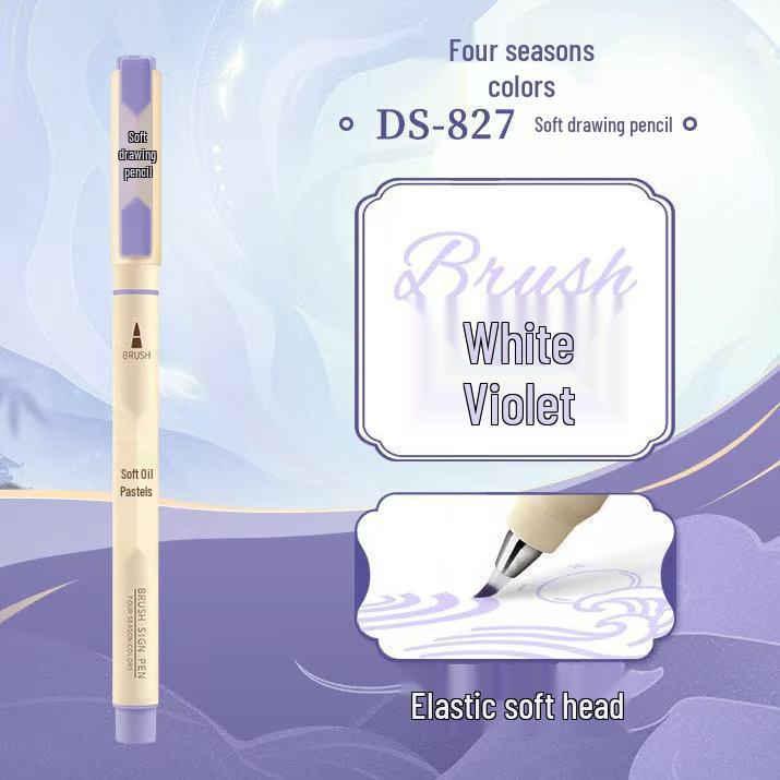 DianShi DS-827 Мягкий кистевой акварельный и каллиграфический маркер