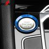 Для VW Golf 7 MK7 VII GTI R Jetta CC Arteon Passat B8 Touareg T-roc Tiguan Кольцо кнопки Start-Stop двигателя автомобиля Накладка на крышку зажигания
