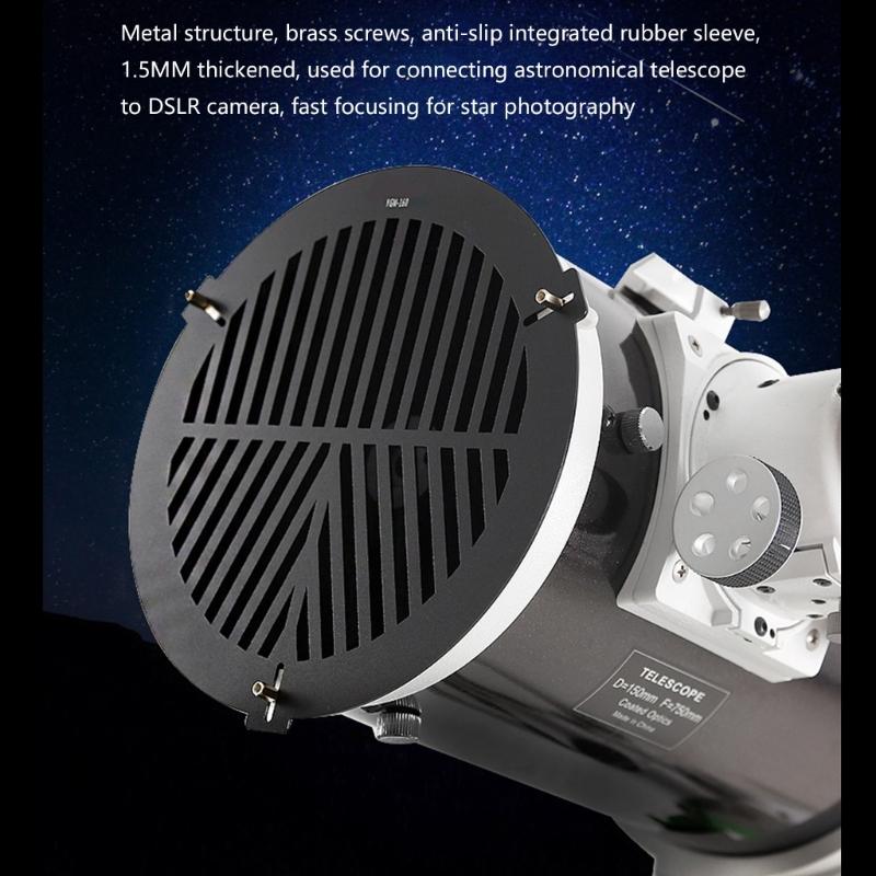 Ergonomic Bahtinov Mask Quickly Installation Fishbones Plate Aluminum Alloys Telescopes Bahtinov Focusing Mask