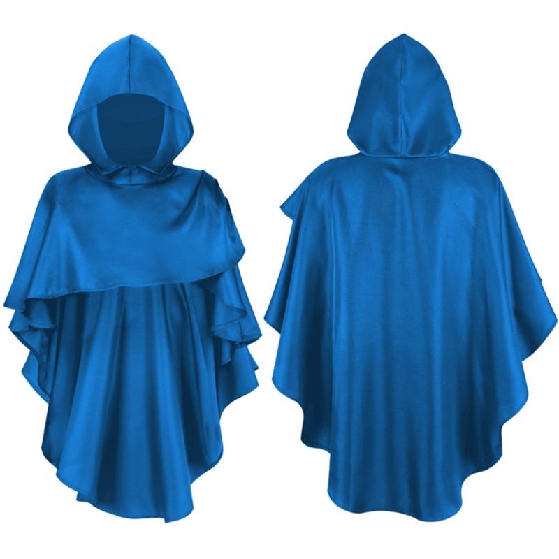 Ренессанс Средневековый Шарф-Капюшон Постапокалиптический Шарф-Накидка Шаманский Капюшон Накидка для Переодевания Косплей Хэллоуин Костюм