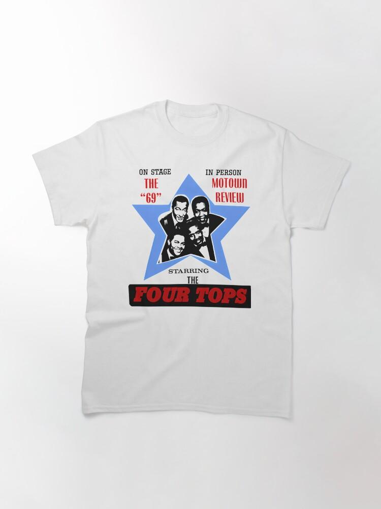 The Four Tops Star Frame Displaying The Four Tops Motown Classic T-Shirt