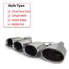 Stainless Steel H-Type Muffler Tip for Mercedes-AMG W204 C-Class Quad Exhaust.