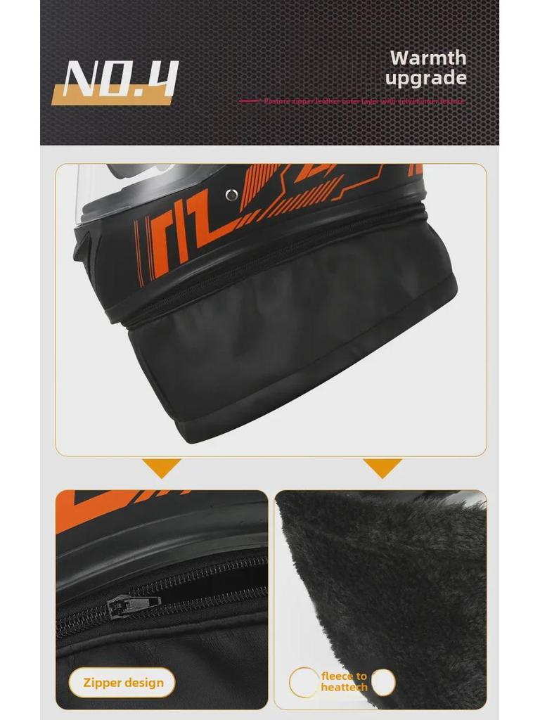 Шлем для электрического мотоцикла с сертификатом A1 3C — всесезонный, теплый, зимний, унисекс, полный шлем