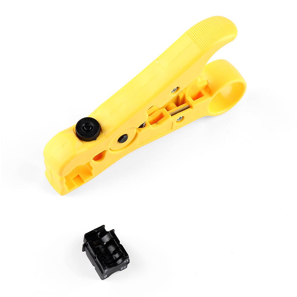 Многофункциональный электрический нож для зачистки, плоскогубцы, инструменты, плоскогубцы для коаксиального кабеля, резак для зачистки проводов для UTP/STP RG59 RG6 RG7 RG11