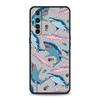 Мягкий ТПУ чехол с рисунком Акулы на море Для Realme 13 12 11 10 9 Pro Plus GT3 GT2 C21 C25 C35 C53 C55 C67 Pro 5G Чехол-бампер Fundas