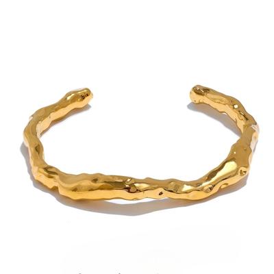 Высококачественный браслет-манжета в форме молотка, устойчивый к ржавчине, персонализированное украшение с минималистичным дизайном, универсальное украшение для себя / в подарок.