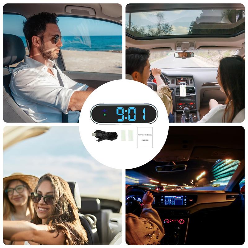 Heads Up Display для автомобилей Display Speedometer Hud GPS Цветной дисплей высокой четкости Speedometer Проектор спидометра для всех