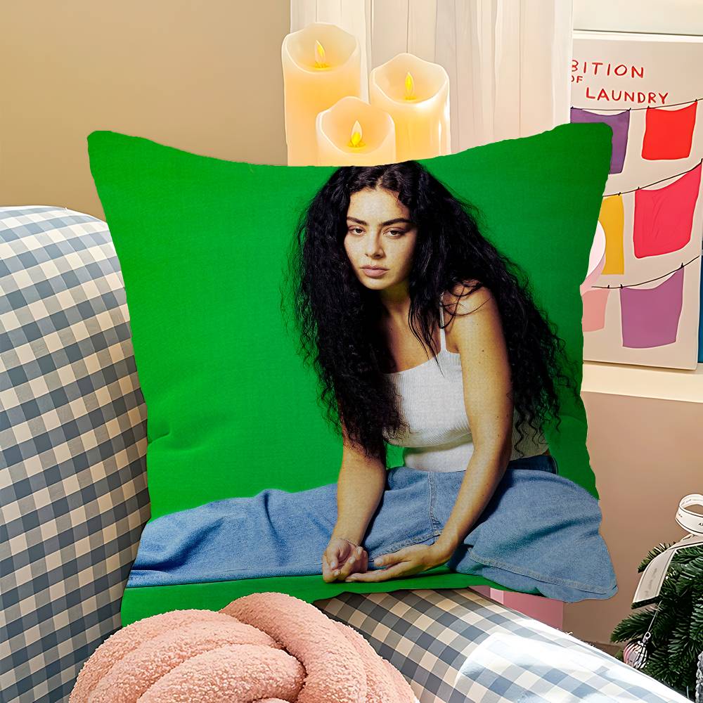 Наволочка для подушки с изображением певицы Charli XCX для спальни, комнаты и гостиной, декоративная наволочка для дивана