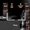L Shape Corner Floor Drain SUS304 Stainless Steel Wall Drain Modern Floor Drain  Bathroom