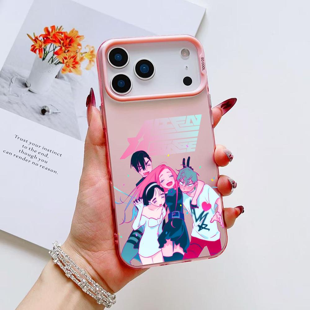 Чехол для телефона в стиле аниме A-ALIEN STAGE для iPhone 17 16 15 14 13 12 11 Pro Max Air Матовый Лазерный Аврора Ударопрочный Funda