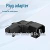 WA-0143 Полностью медный cabinet-конвертер IEC-320: Адаптер C13 (розетка) на C14 (вилка) с левым/правым изгибом