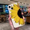 Летний чехол для телефона с рисунком подсолнуха для iPhone 16 15 11 12 14 13 Pro Max Mini X XSMax XR 7 8 Plus SE4 16e Силиконовые чехлы Fundas