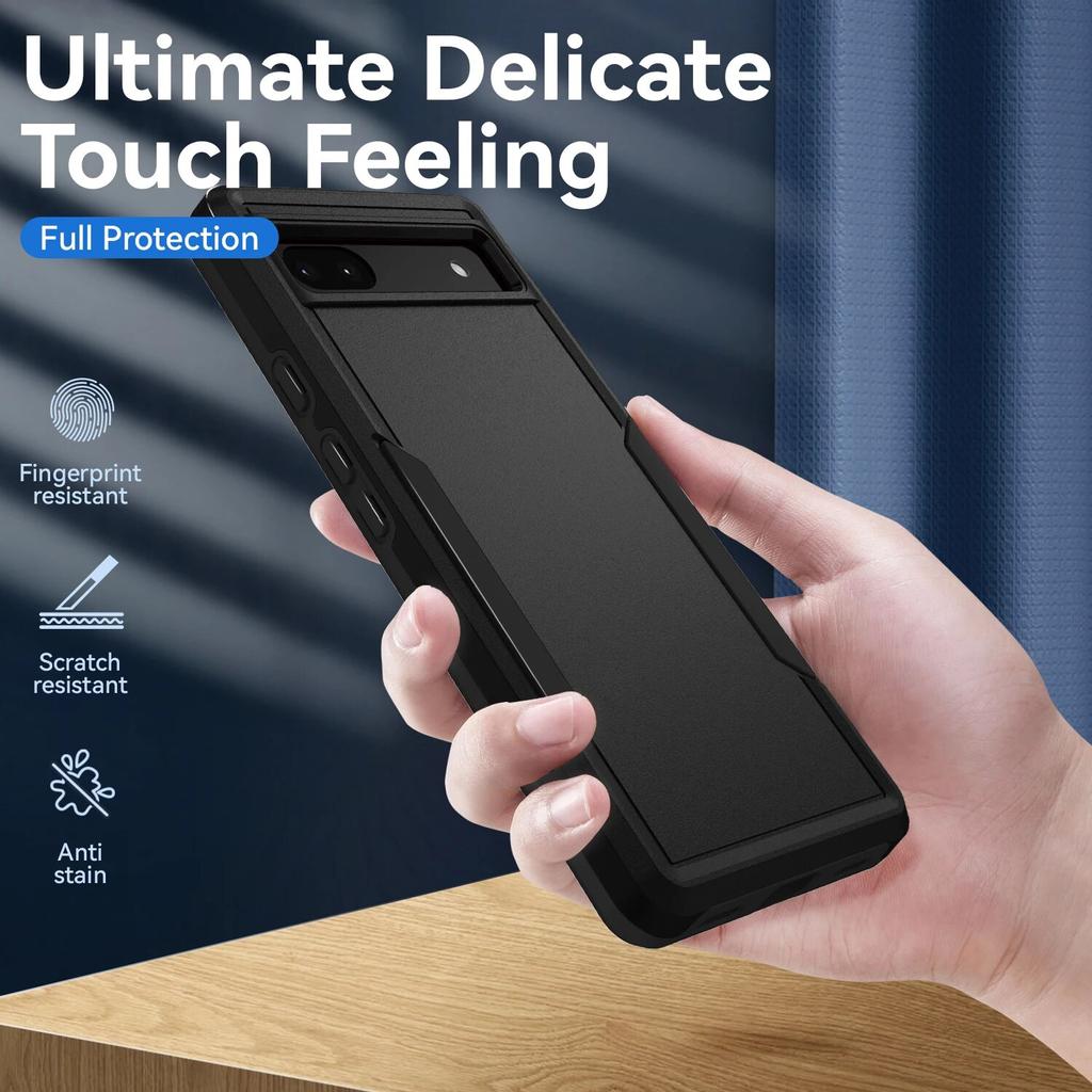 Сверхпрочный защитный чехол 2-в-1 для Google Pixel 8 Pro, 8, 7, 6 Pro, 7A, 6A, 6 с точными вырезами и полной защитой
