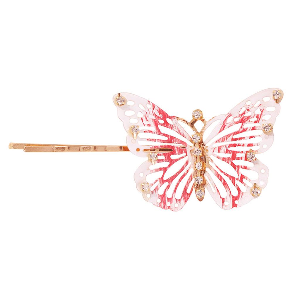 Women Fashion Metal Animal Shape Diamante Hairpin for Hair Dressing