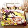 Постельное белье Himouto Umaru Chan 3 предмета Милый Чиби Умару Печать с персонажем аниме Пододеяльник Все размеры Настраиваемый для спальни