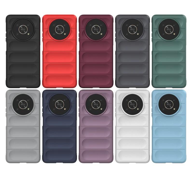 Чехол для Huawei Honor X30 X9 5g Задняя крышка Чехол Противоударный Броня Чехлы для телефонов Жидкий силикон Противоударный Funda Coque