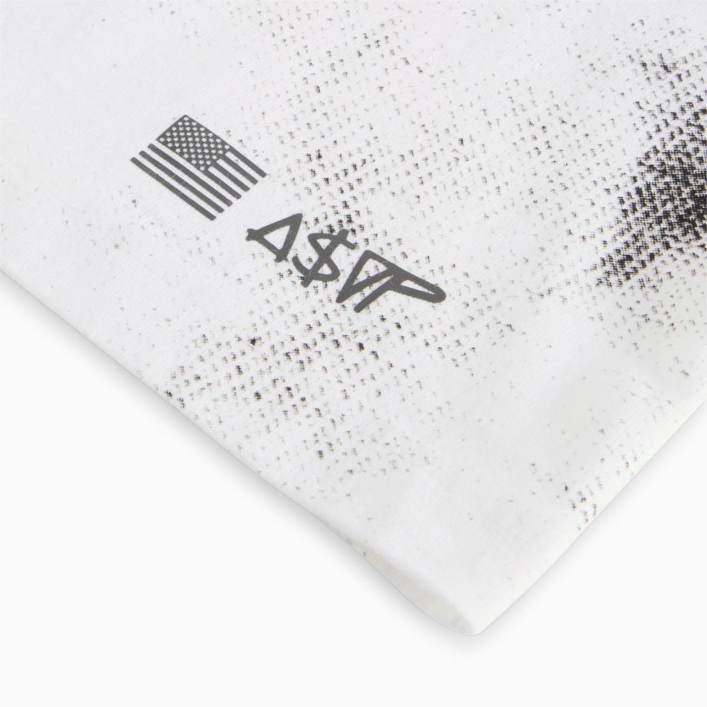 Puma X A$AP Rocky Logo Safety Belt Design Casual Crew Neck Short Sleeve T-Shirt Men Tops White 631040-05